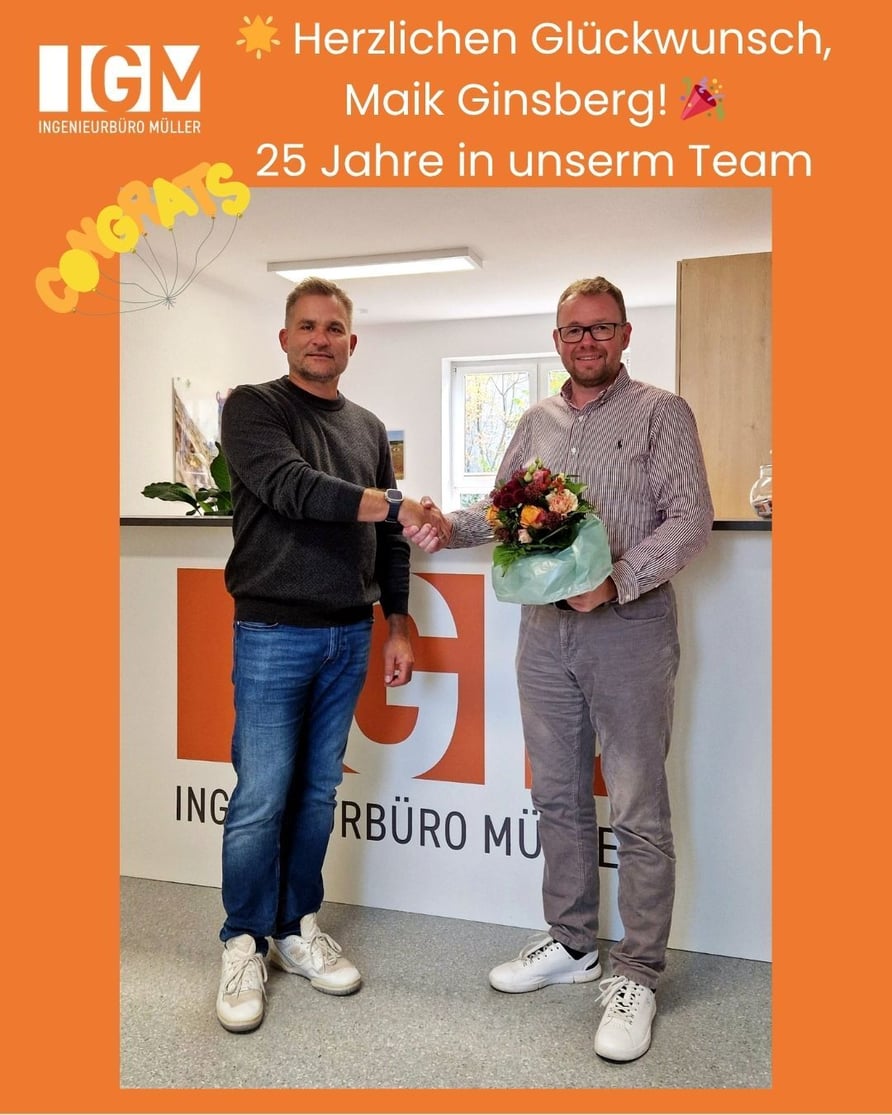 MM und MG mit Herzlichen Glückwunschtext aus Insta